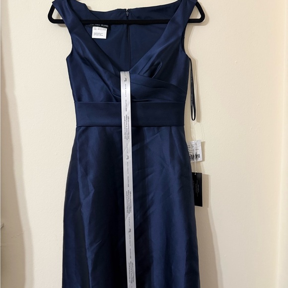 ALFRED SUNG Deep Blue Dress - Picture 3 of 6